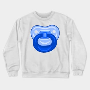 Blue Infant Baby Boy Pacifier Crewneck Sweatshirt